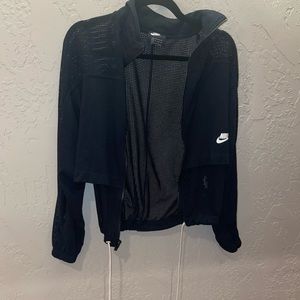 Black Nike Zip Up Jacket